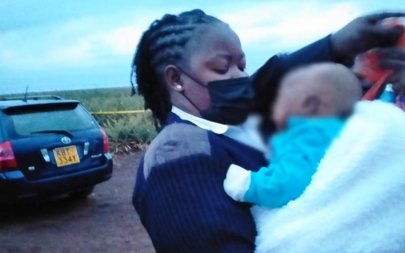 Thika residents lynch man who killed his wife, left four-month-old baby in a car