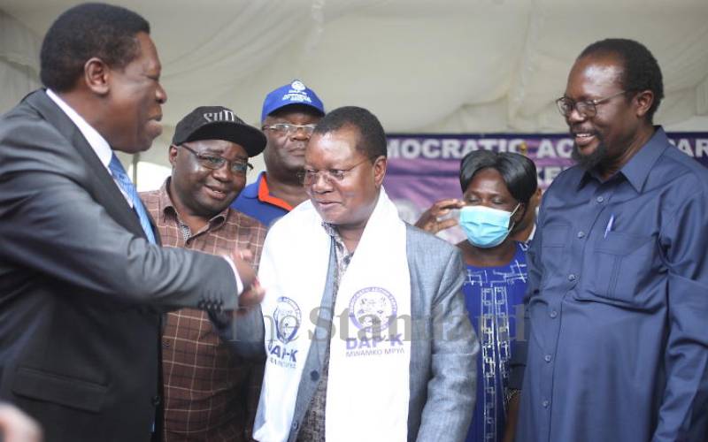 Kakamega Deputy Governor Philip Kutima under fire for defecting to DAP-K