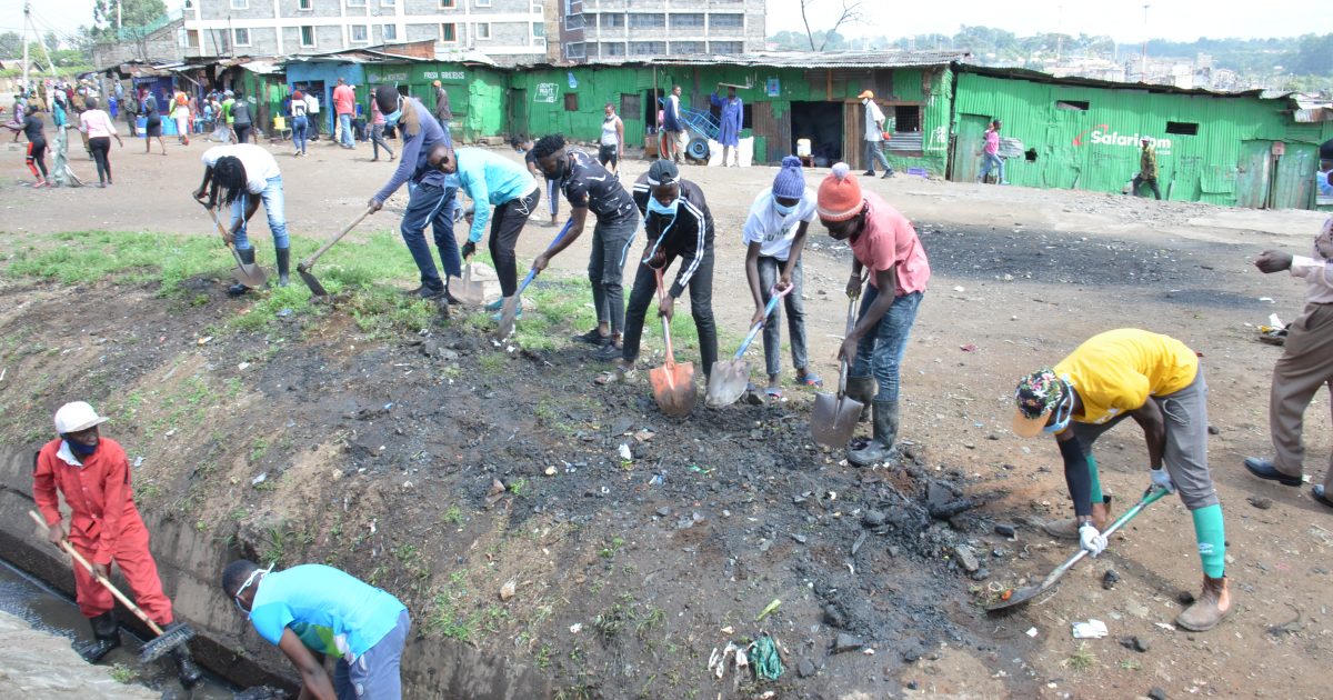Youth in Informal Settlements Support Kazi Mtaani Programme