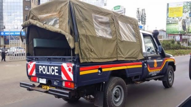 Mlolongo police station car Mlolongo police station car