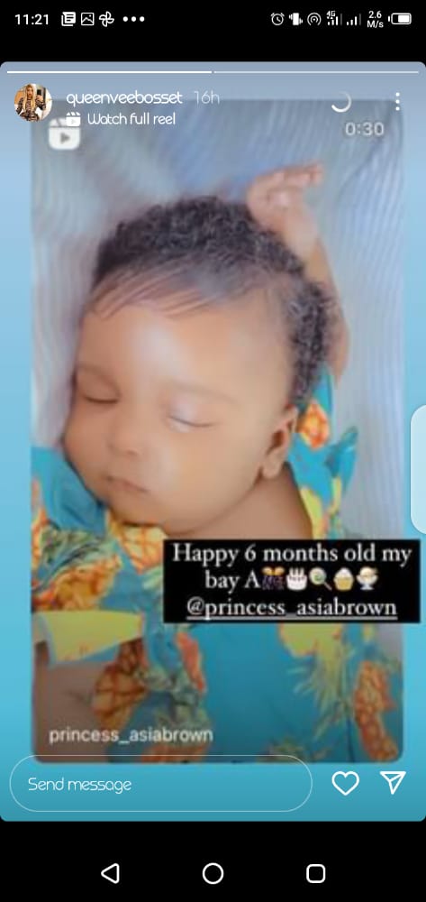 Vera Sidika Celebrates Her Daughter Asia Brown At 6 Months -