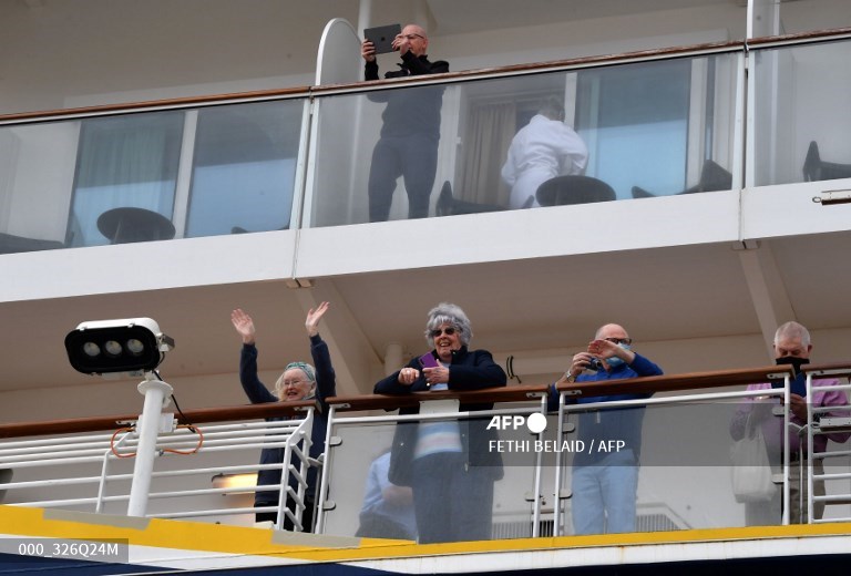 First cruise ship in three years docks in Tunisia