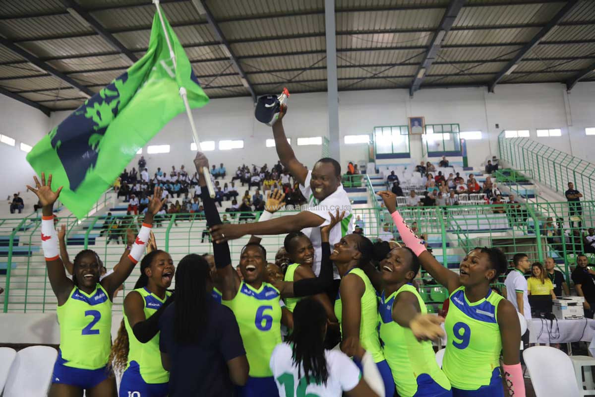 KCB women's volleyball team ready for Al Ahly Club Cup final showdown