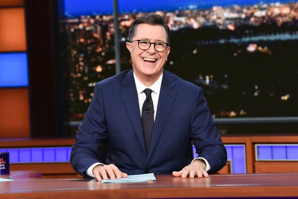 The company announced that Stephen Colbert and James Corden, its late night hosts, would be returning to the studio next week — but without a studio audience.