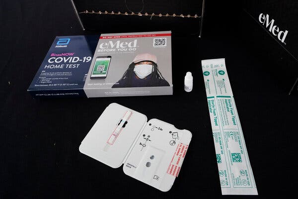 At-home rapid coronavirus tests allow you to swab your own nose and get the results in minutes.