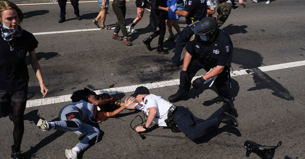 Top N.Y.P.D. Chief Injured While Making Arrest at a Protest