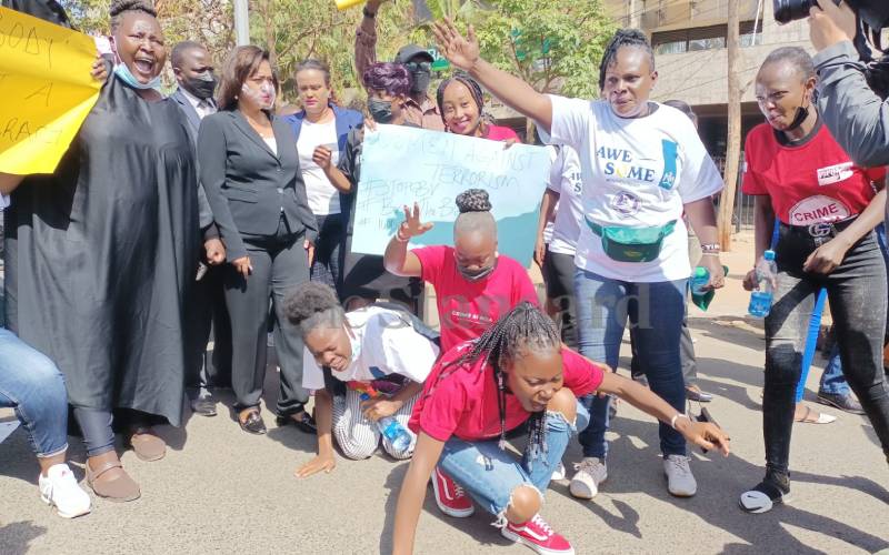 PHOTOS: Kenyans take to the streets over attack on city motorist by rogue boda boda operators