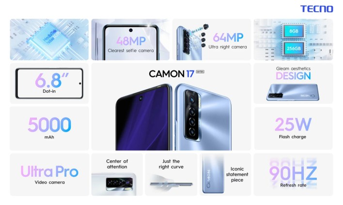 TECNO Camon 17 PRO Specifications and Price in Kenya