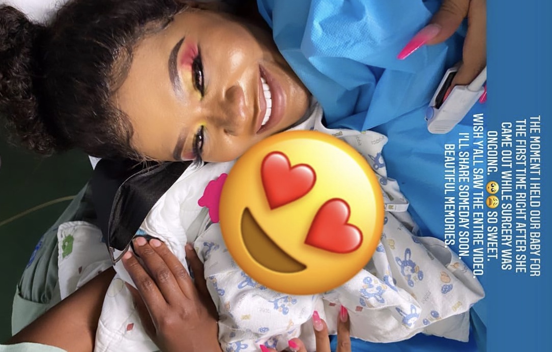 Socialite Vera Sidika explains why she slayed in full face makeup during the delivery of her daughter