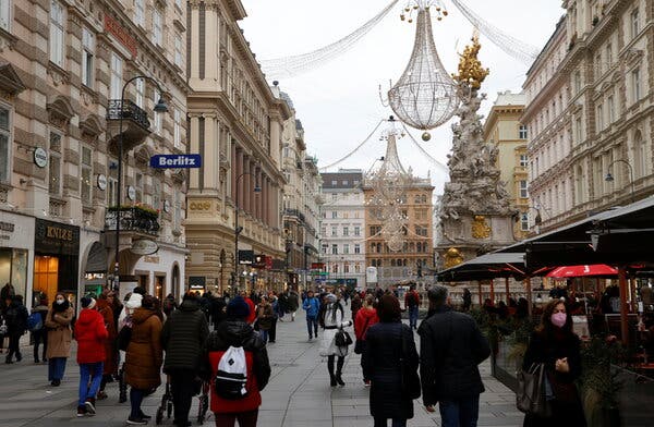 In Vienna, the Austrian capital, on Thursday.