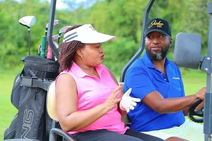 PHOTOS – Joho and Anne Waiguru Play Golf To Discuss National Matters