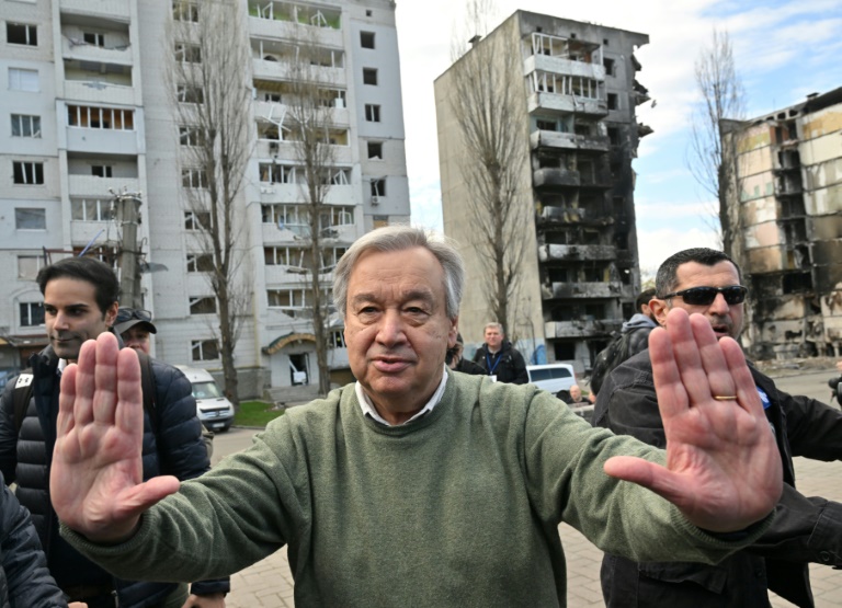 Ukraine probes Russian troops over Bucha as UN chief visits » Capital News