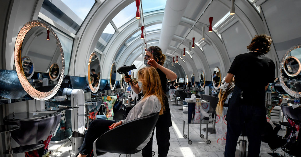 Italy Reopens Hair Salons as Coronavirus Crisis Eases