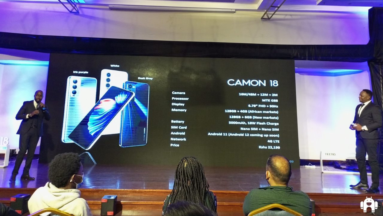 Tecno launches Camon 18 series in Kenya: here’s what you need to know
