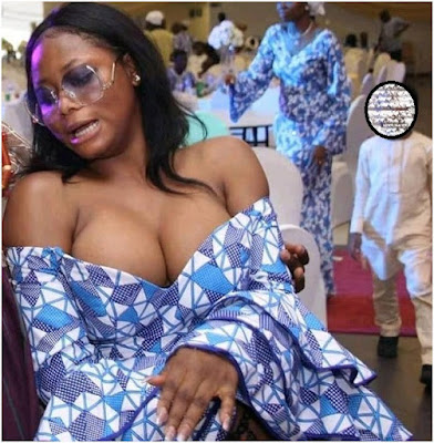 DAILY POST: This LADY stepped out to a wedding in a barely-there outfit that exposed her massive BOOBS