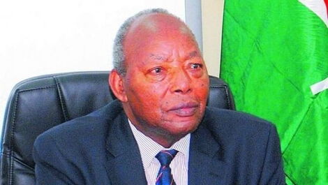 The late John Michuki, father of Wanja Michuki and former Minister in Mwai Kibaki Government.