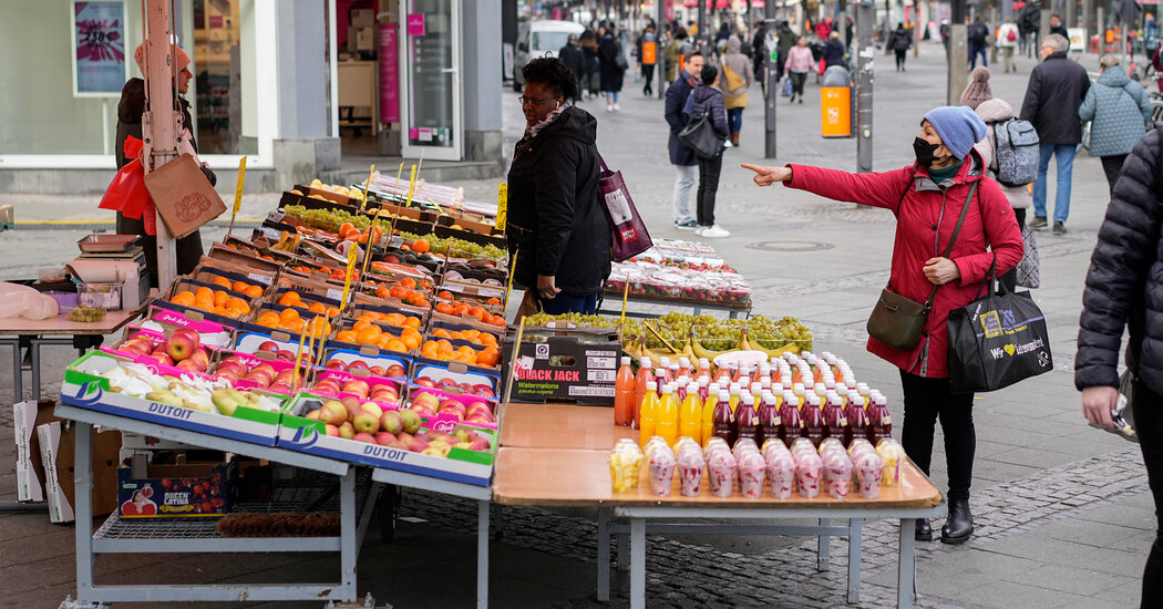 Europe’s Economy Slows to a Crawl as War and Inflation Take a Toll
