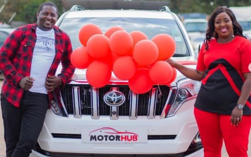 Terence Creative, Milly Chebby celebrate 10th marriage anniversary with brand new Land Cruiser Prado TX