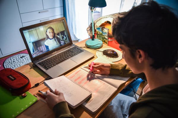 Sales of mobile computers rose strongly because more people were working or learning remotely.