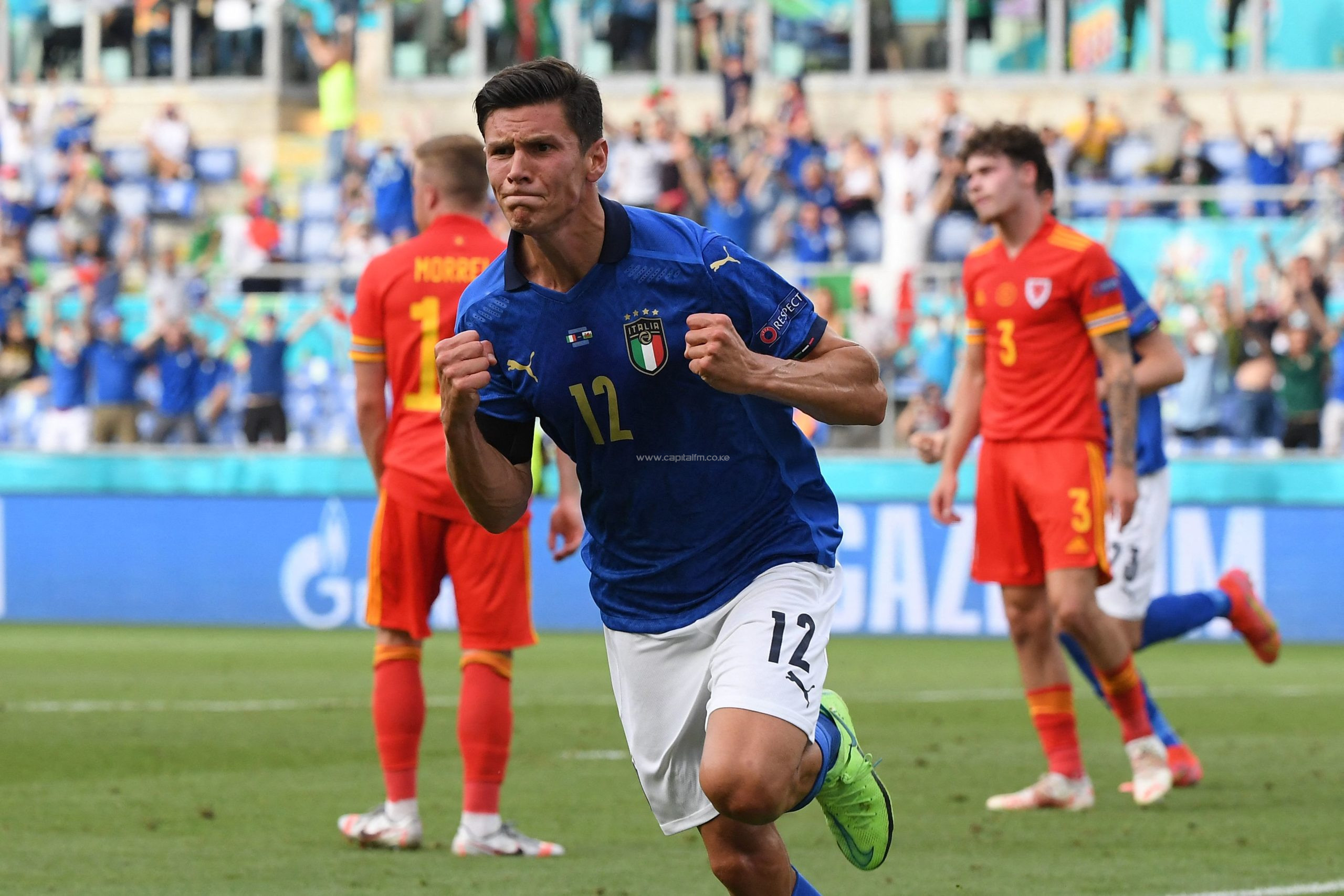 Pessina seals top spot for Italy as beaten Wales qualify for last 16
