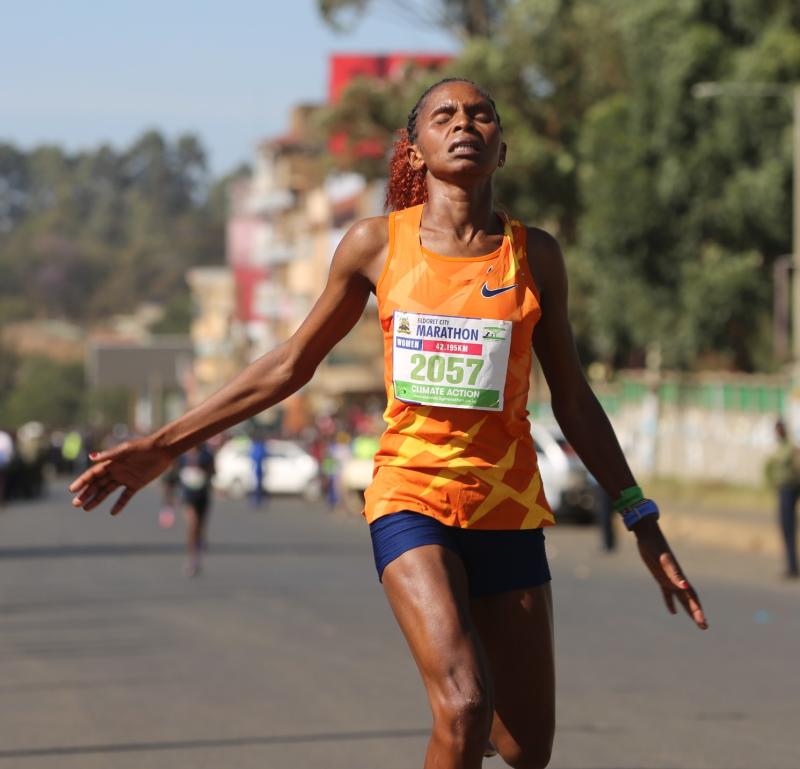 Eldoret City Marathon lives up to its billing as champions feted : The standard Sports
