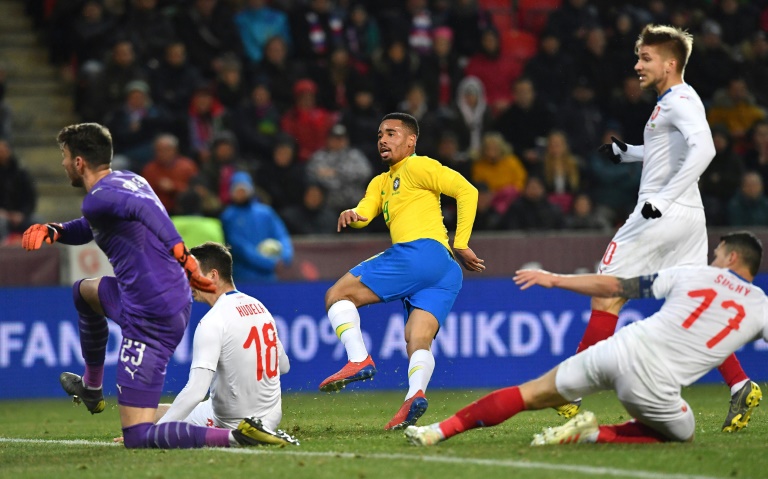 Gabriel Jesus brace hands Brazil 3-1 win in Czech Republic