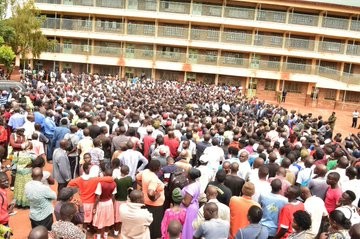 DP William Ruto in Kakamega Primary School