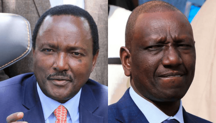 Ruto Seduces Kalonzo, Asks Him To Bring the Country Together