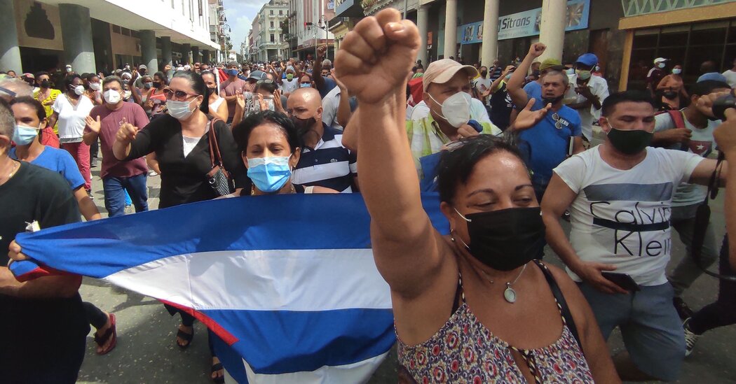 Biden Calls Cuba Protests ‘Clarion Call for Freedom’