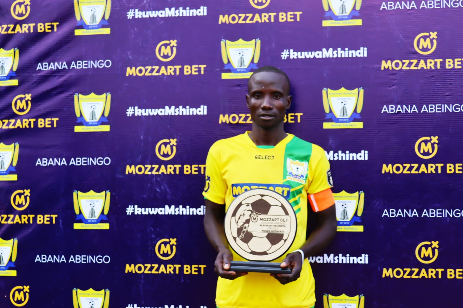Industrious Kakamega Homeboyz midfielder Moses Mudavadi named Player of The Month