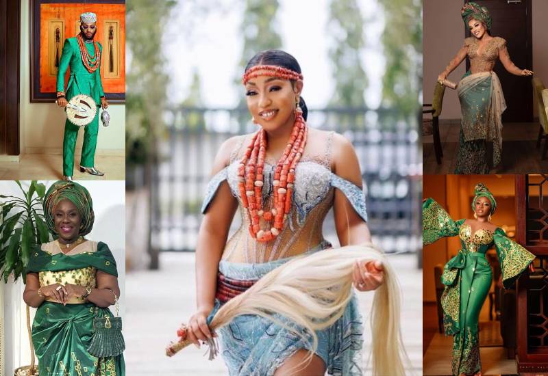 Nigerian actress Rita Dominic's star studded wedding in photos Eve woman