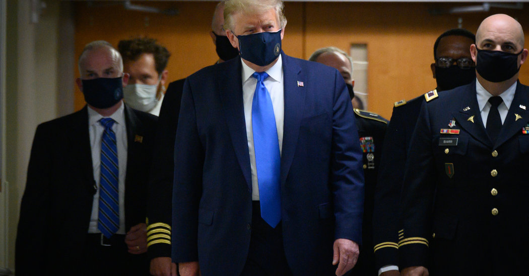Live Coronavirus News: Trump Wears Mask Publicly for First Time