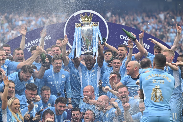 Guardiola hails 'legends' as Man City prepare to party