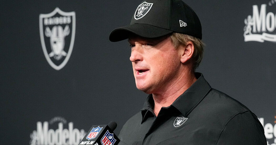 Jon Gruden Is Out After Homophobic and Mysogynistic Comments