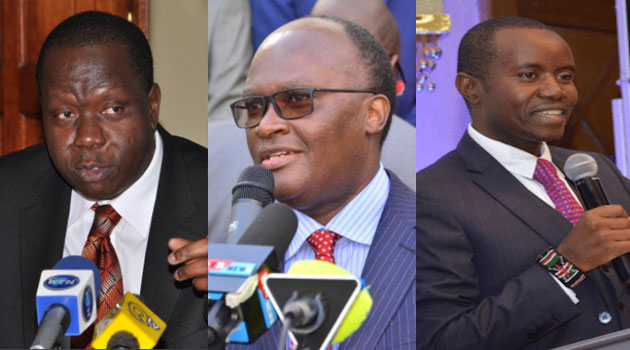 Matiangi, Macharia and Mucheru meet boda boda officials at KSG » Capital News