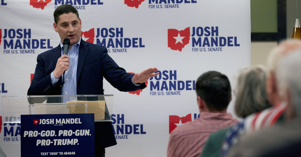 In Trump’s Shadow, Ohio Republicans Campaign Ahead of Tuesday’s Primary.
