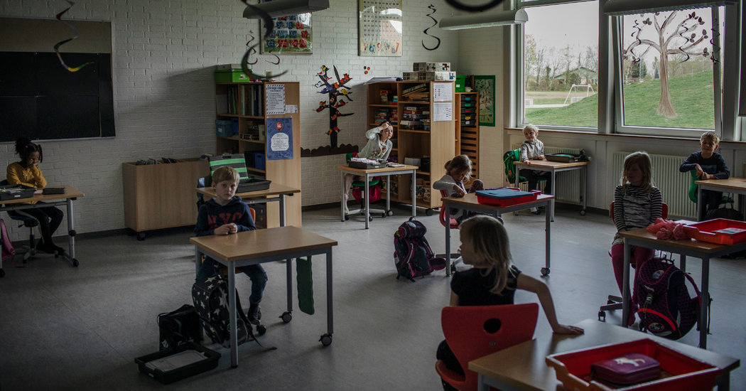 In Denmark, the Rarest of Sights: Classrooms Full of Students