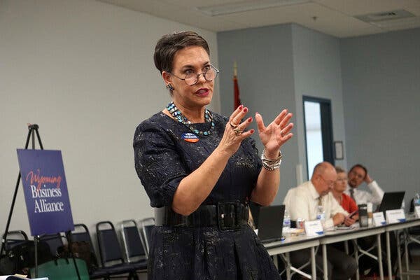 Harriet Hageman, who ran for governor of Wyoming in 2018, stepped down this week from her post as a committeewoman on the Republican National Committee.