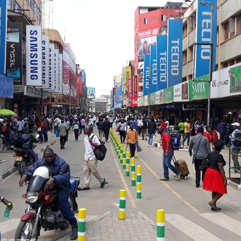 The new-look Luthuli Avenue in Nairobi.