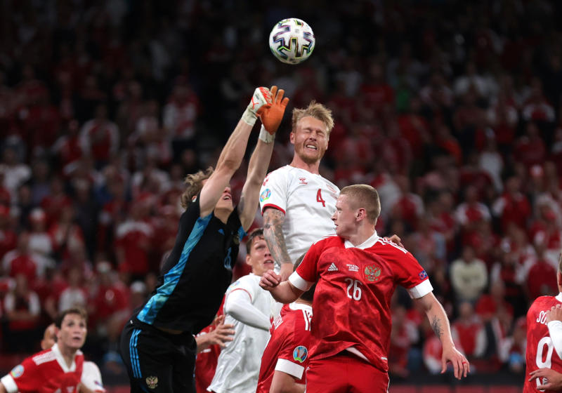 Denmark pull off stunning 4-1 win over Russia to make Euro last 16 : The standard Sports