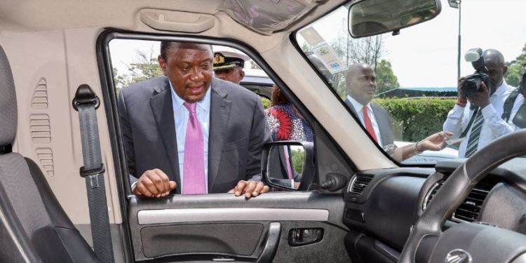 Uhuru's car budget increased from Sh. 10 million to Sh. 290 million