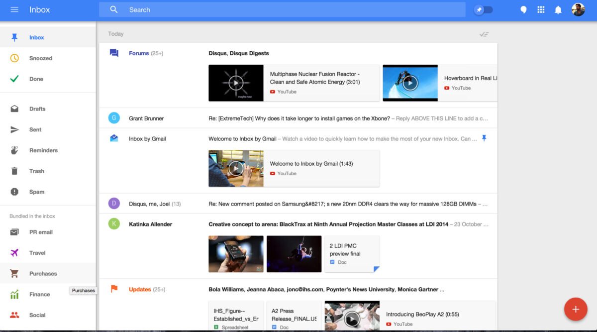 Spark Mail vs Inbox by Gmail