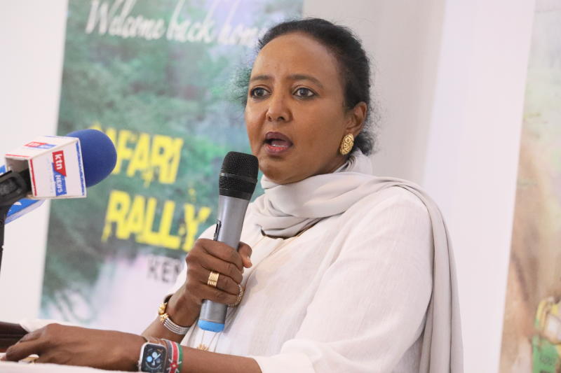 CS Amina Mohamed warns against mistreatment of women in sports : The standard Sports
