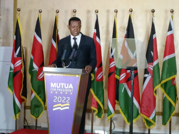 Dr Alfred Mutua presidential bid photos