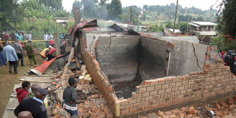 Police Clash With Family of Headteachers That Burned Alive