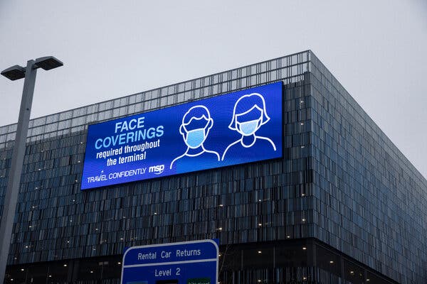 “Current institutions, public and private, failed to protect people from a devastating pandemic,” according to new reports delivered to the World Health Organization today. The Minneapolis-St. Paul International Airport in Minneapolis last November.