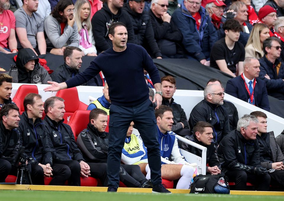 Everton boss Lampard fined for criticising referee in Liverpool clash : The standard Sports