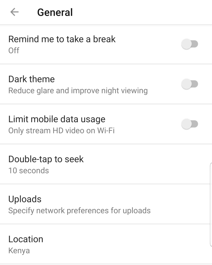 Reining in data usage on YouTube on your smartphone