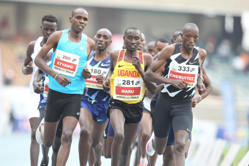 Kenyan trio hunt for 1500m title: Cheruiyot, Simotwo and Kipsang battle for slots in semi-finals tomorrow : The standard Sports