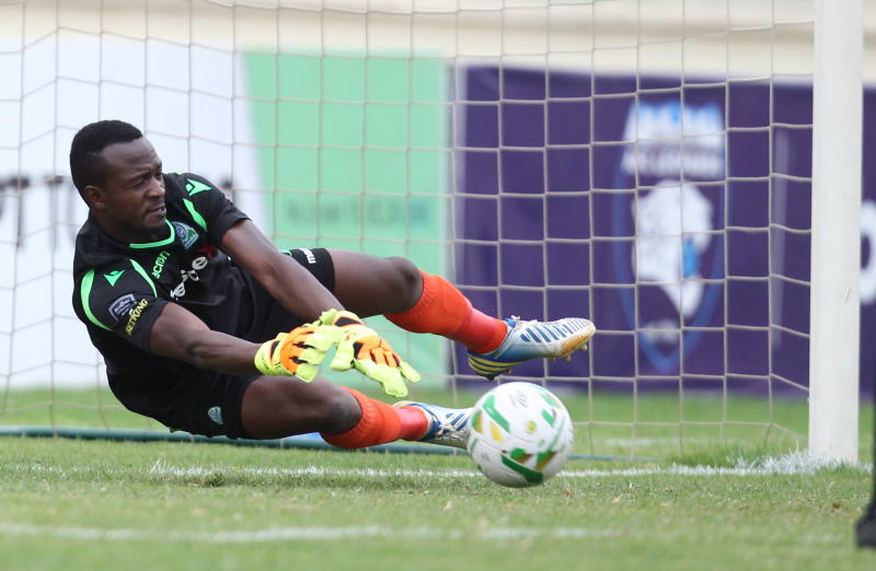 Goalkeeper Gad Mathews saves penalties to edge AFC Leopards as Gor Mahia qualify for CAF Confederation Cup : The standard Sports